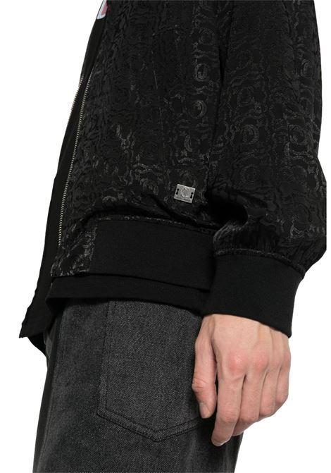 Bomber Just Cavalli con logo e jacquard JUST CAVALLI | Giubbotti | 76OAS400 N0290899